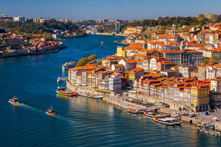 Rio Douro em Porto