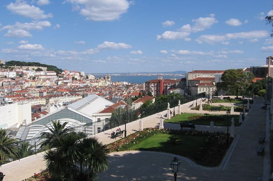Mirante de São Pedro de Alcântara em Lisboa